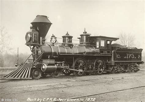 Central Pacific Railroad Locomotive 173 Built As H By No Flickr