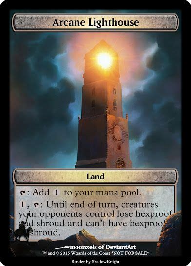 The digital art may be purchased as wall art, home decor, apparel, phone cases, greeting cards, and more. Arcane Lighthouse Proxy | Magic the gathering cards, Mtg altered art, Magic the gathering