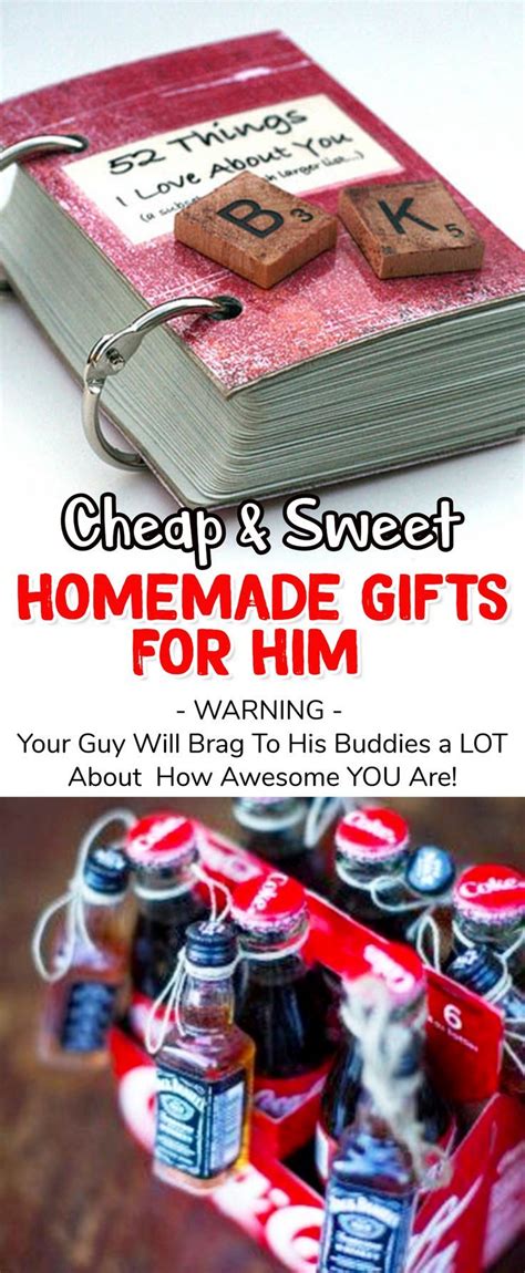 Whether you are new to diy projects or are an experienced the best gifts of all are the homemade ones, as you can truly personalize them with your boyfriend's favorite colors, cartoon characters, memories of. Pin on Valentine's Day