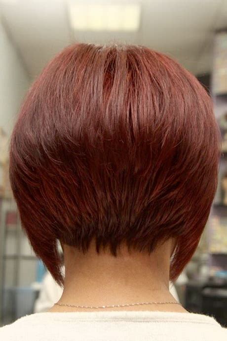 Back View Of Short Haircuts Style And Beauty