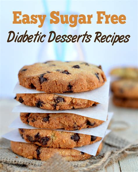 Sugar Free Cookies For Diabetics Recipe 50 Delicious Diabetic Dessert