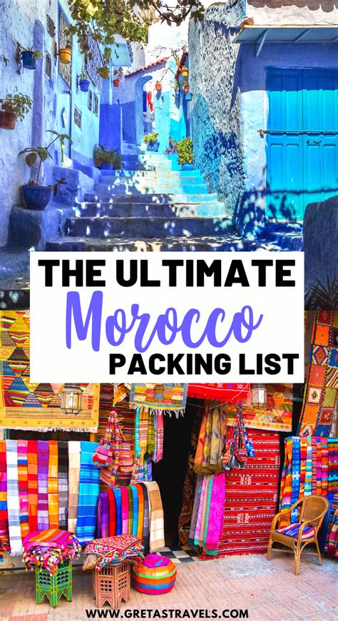 What To Pack And Wear In Morocco Ultimate Packing List For Every Season