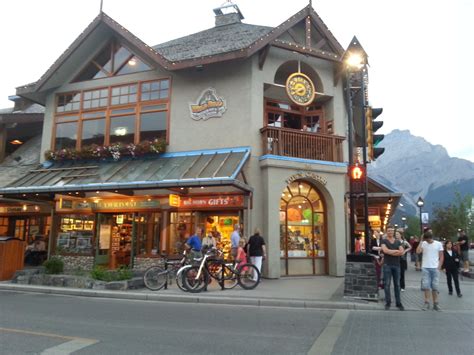 A T Shop In Banff Banff Alberta Canada Banff National Park