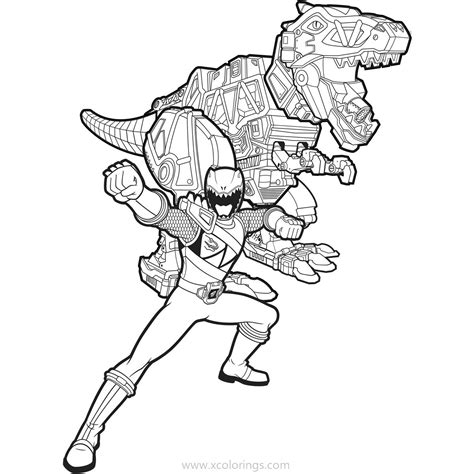 Aqua Power Ranger Dino Charge Coloring Pages Coloring Pages