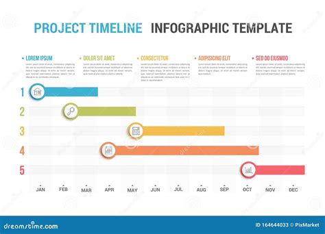 Timeline Infographics Stock Vector Illustration Of Infograph 164644033