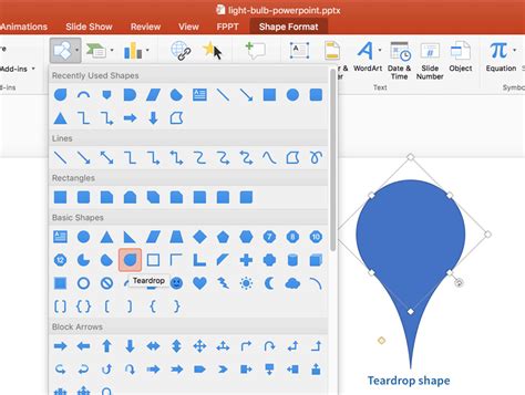How to change image shape in powerpoint 2010? How to Draw a Light Bulb in PowerPoint