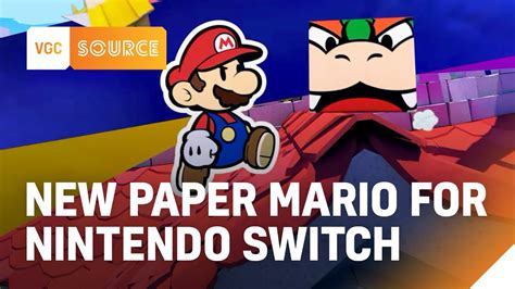 Paper Mario Set For Nintendo Switch Vgc Source Youtube