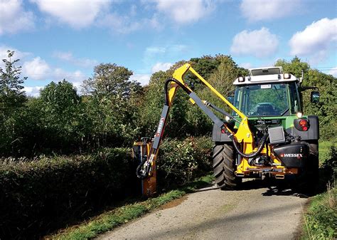 Tractor Mounted Hedge Cutters Reach New Heights For Wessex Wessex