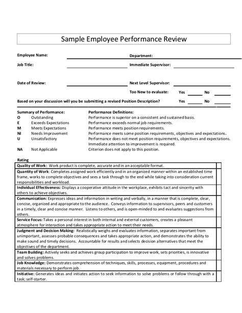 If you have any dmca issues on this post, please contact us. Sample employee performance review