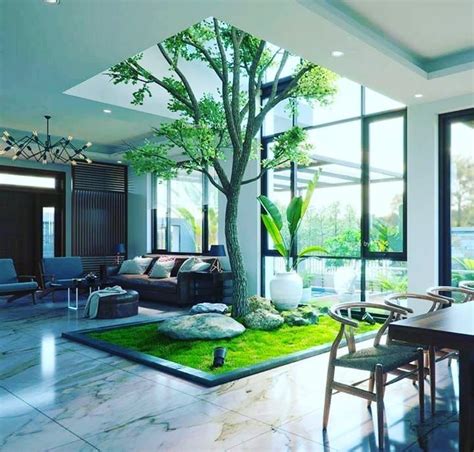😍 Tree Inside House 🌴 Follow Mostbeautifulinteriors 👈 📢 Check Out