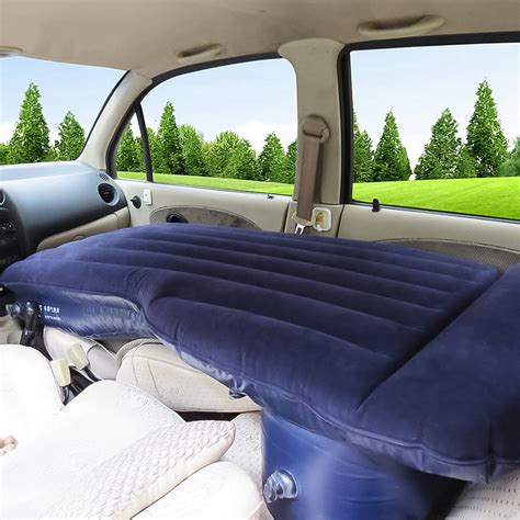 Portable Inflatable Car Front Seat Mat Bed Leakproof Travel Air