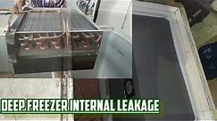 Deep freezer internal leakage modified to frost free full review