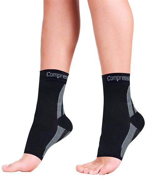 Compressionz Compression Foot Sleeves 1 Pair Comfortable Fitting