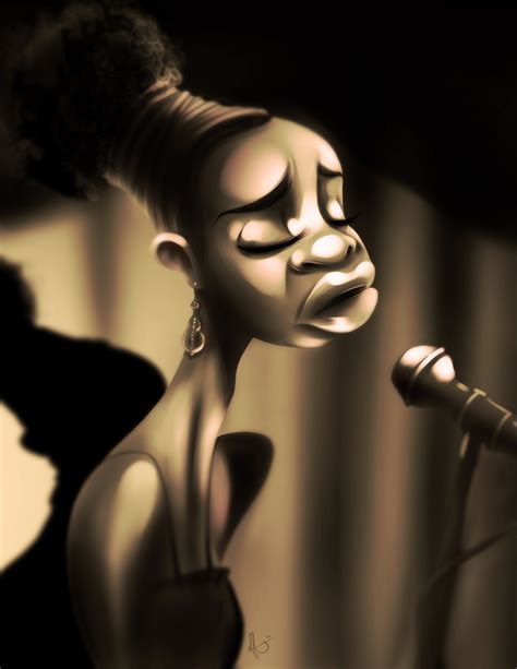 Nina Simone Jazz Art African American Artwork Art