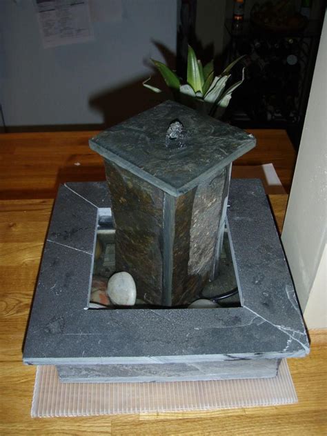 For this diy indoor fountain, you're going to be using materials like plastic jars, bottles, containers, decorative stones, and lots more. DIY Water Feature / DIY Slate tabletop Fountain - CotCozy ...