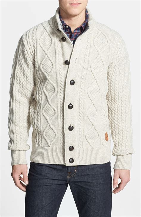 Barbour Kirkham Cable Knit Button Sweater Nordstrom