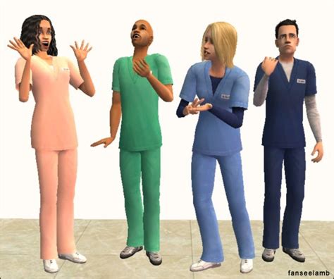 Sims 4 Vet Scrubs Downloads