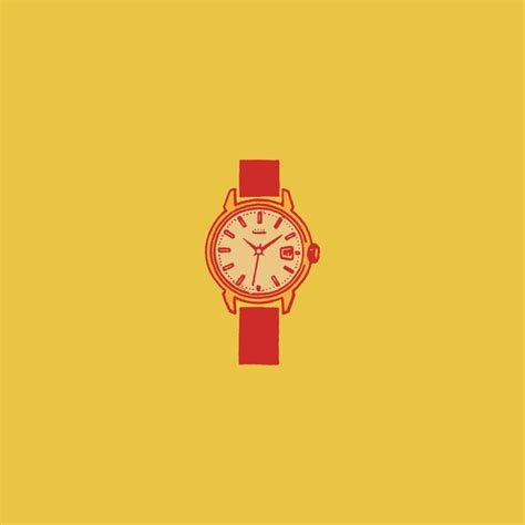 Premium Vector Wrist Watch Retro Vintage Style Illustration