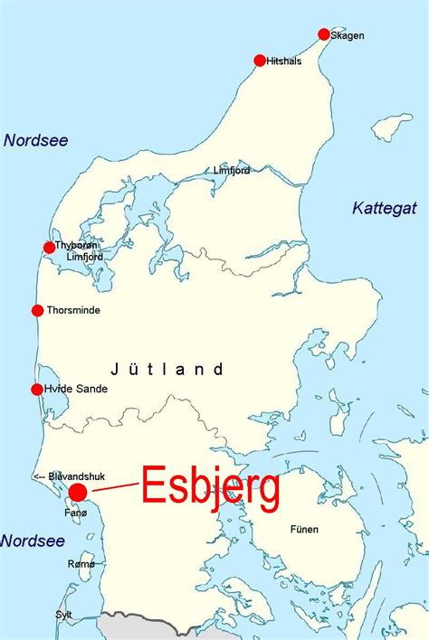 Die besten sehenswürdigkeiten in dänemark. Online-Hafenhandbuch Dänemark: Esbjerg / Nordseeküste