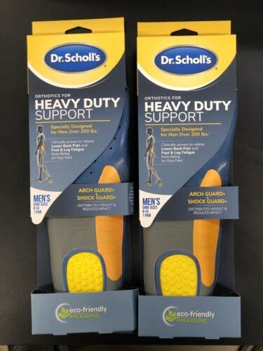 Pack Dr Scholl S Pain Relief Orthotics Insoles Heavy Duty Support