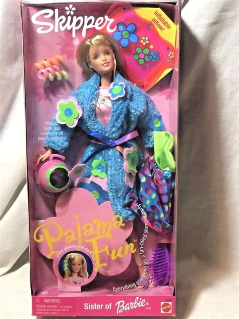 pajama fun skipper barbie doll 1999 mattel 24592 nrfb for sale online ebay barbie barbie