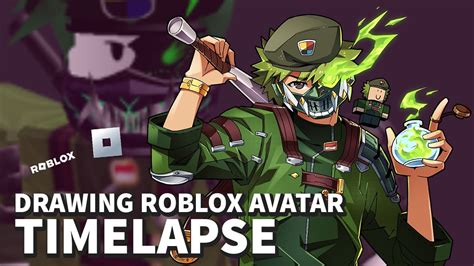 Drawing Roblox Character Avatar Speedpaint Youtube
