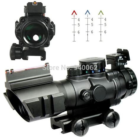 Buy Airsoft 4x32 Tactical Rifle Scope W Tri