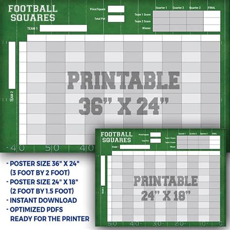 Build Your Own Football Squares Play Football Squares