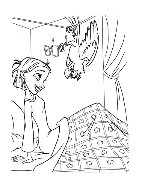 Blu And Jewel Coloring Pages