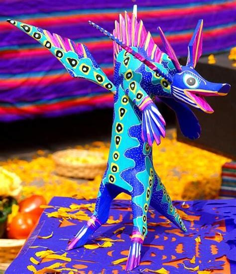 Created by the famed linares family of mexico city, masters of cartoneria, this demonic sculpture was formed using paper mache. El alebrije, artesanía mexicana de reciente reconocimiento inventada por Pedro Linares López en ...