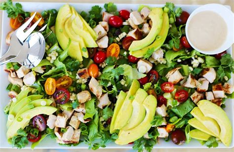 Grilled Chicken Salad With Creamy Chipotle Lime Dressing Kitchen
