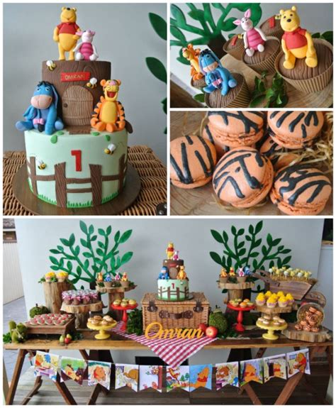 Karas Party Ideas Rustic Winnie The Pooh First Birthday Party Ideas