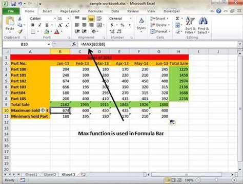 How To Use Functions In Ms Excel 2010