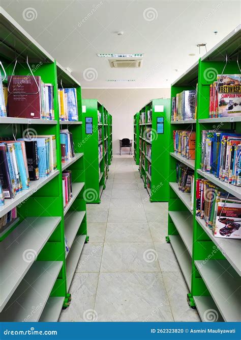 Arrangement Of Books On Shelves In The Library Stock Photo Image Of