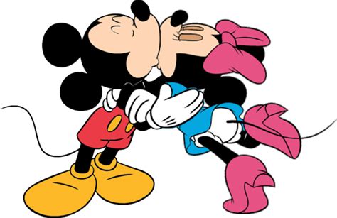 Zurück Zurück Zurück Teil Destillation Nest Mickey Mouse Kissing Minnie Mouse Paar Ignorieren