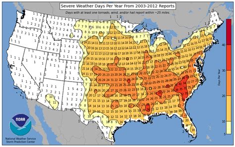 Professor Paul Thursday Where Svr Storms Occur Most Often Weatherology°