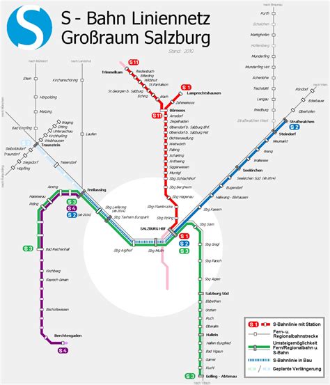 Netzplan Wien S Bahn Und U Bahn Information Online