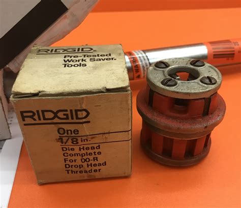 Ridgid Manual Pipe Threader 00 R With One 18 Die Head Complete