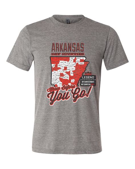 Arkansas Dry Counties Tri Blend T Shirt Shirts Shirt Design