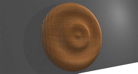 Parametric Circular Wavy Wooden Panels 3d Model Cgtrader