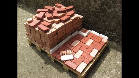 How To Make Miniature Bricks 110 Home Made Youtube