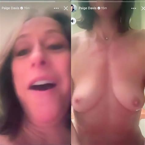 Paige Davis Washes Her Nude Tits On Facebook Live