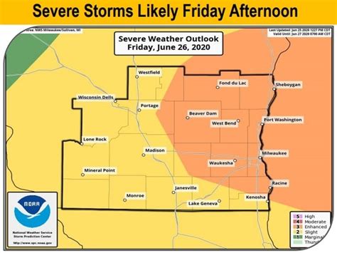 Wisconsin Weather Severe Storms Hail Tornado Possible Friday