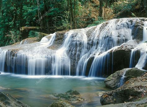 Thailand Jungle Waterfall — Stock Photo © Leksele 2652191