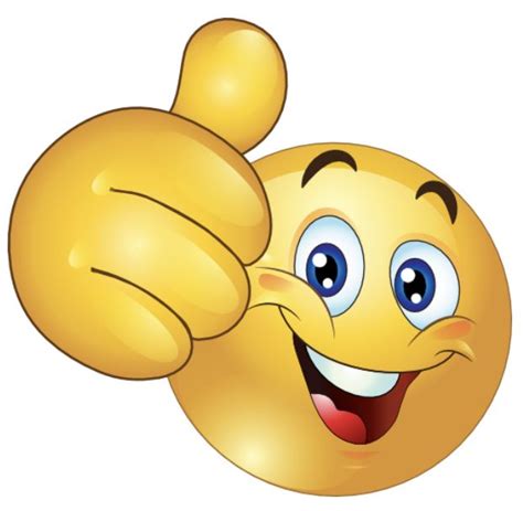 An Emoticive Smiley Face With Thumbs Up And The Words Future Net Above It