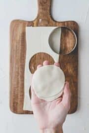 15 g) füllung belegen, den rand des teigs mit etwas wasser befeuchten und den teig zu einer muschelform darum verschließen. Gyoza Teig selber machen (Japanischer Dumpling Teig ...