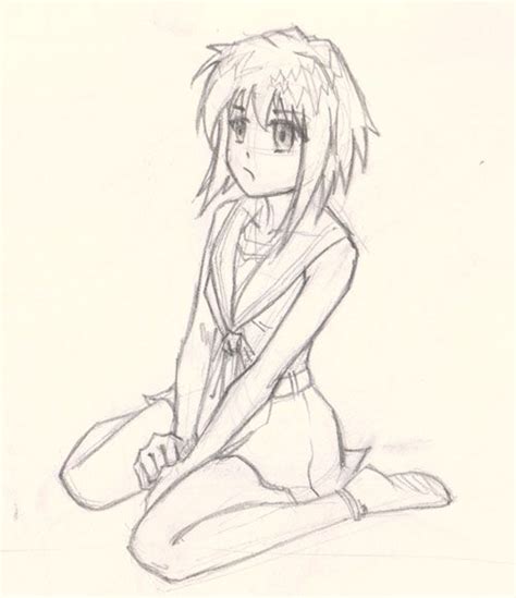 Https://tommynaija.com/draw/how To Draw A Anime Girl Sitting