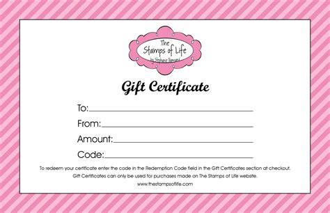 Free Gift Certificate Templates Examples Word Excel Formats