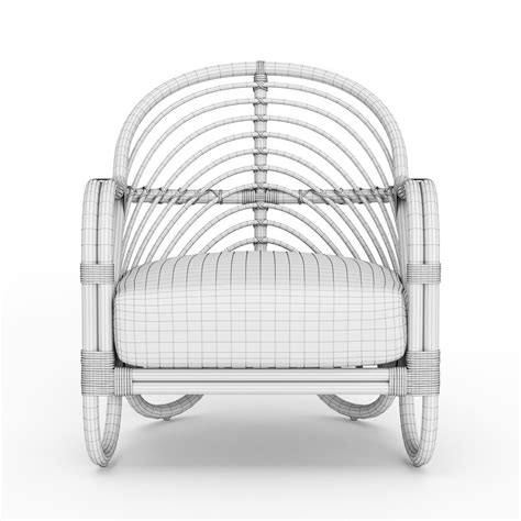 Crate And Barrel Etta Rattan Chairs 3d Model Cgtrader