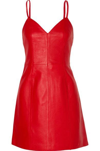 Alexachung Leather Mini Dress Net A Portercom Red Leather Mini